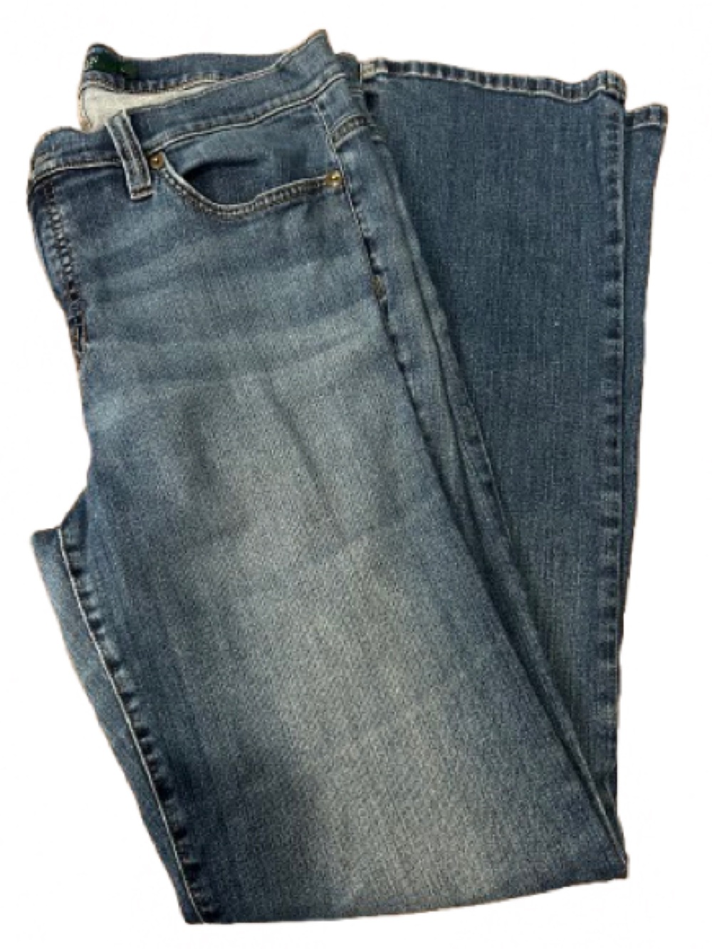 Ralph Lauren Green Label Women's Blue Denim Classic Straight Jeans Size 12